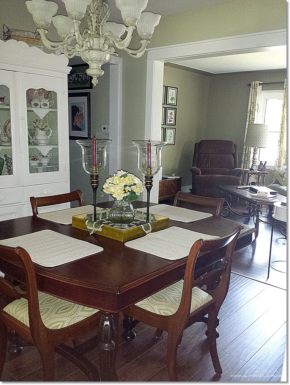 My “haunted” dining room table LC Studios