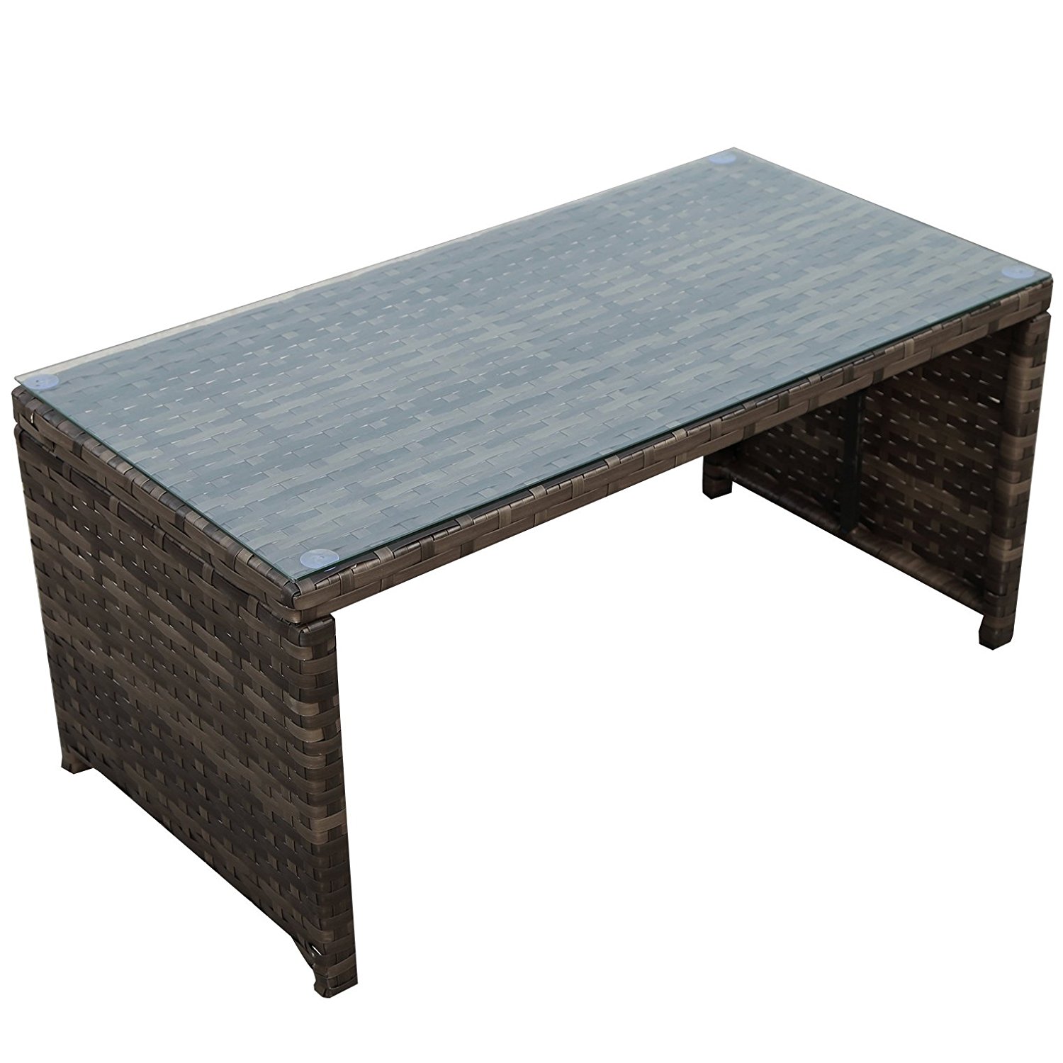 Luxury Furniture Review PATIOROMA 4pc Rattan Sectional Furniture Set