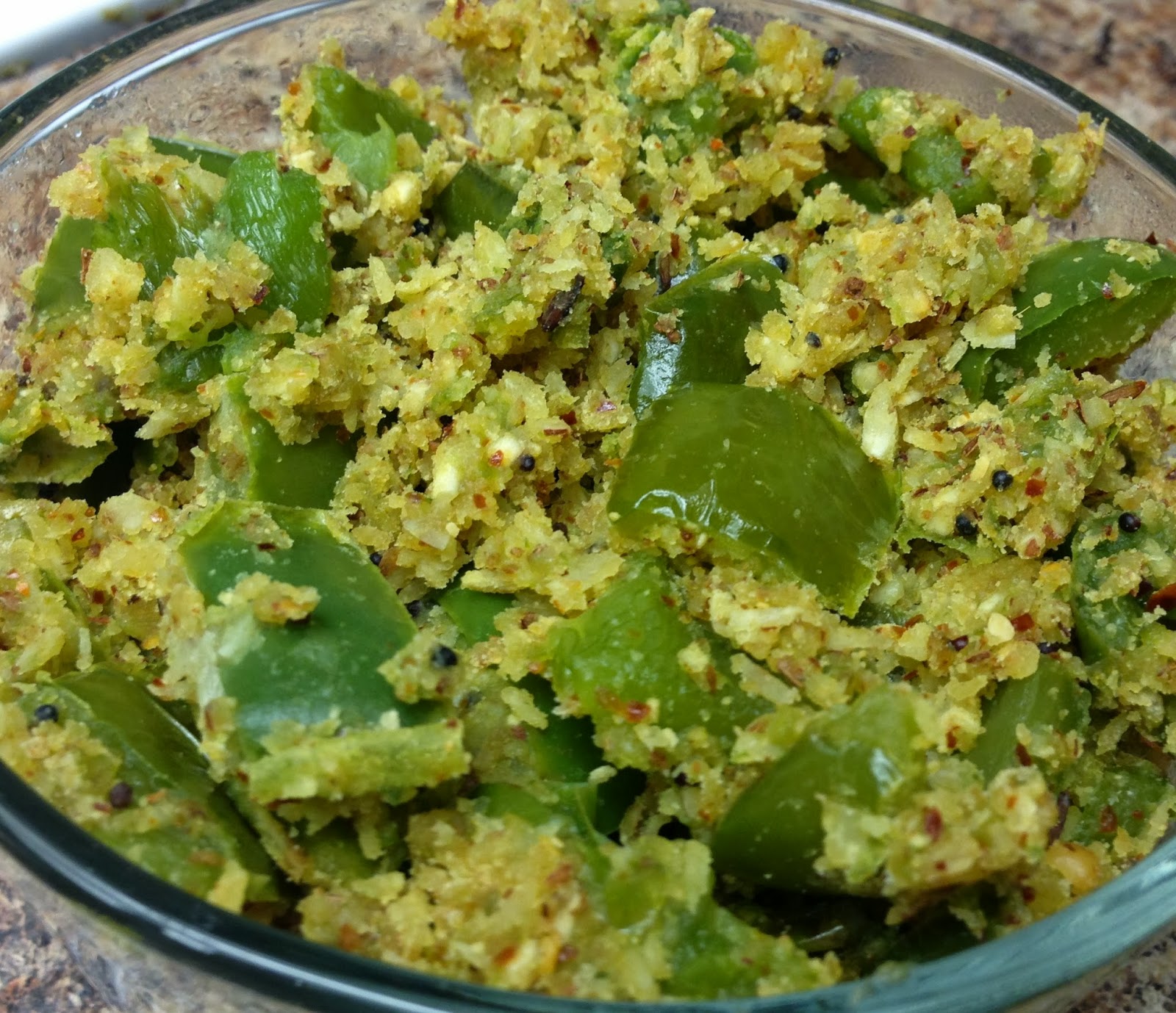 Capsicum Curry / Green Pepper Curry Krishni's Kitchen