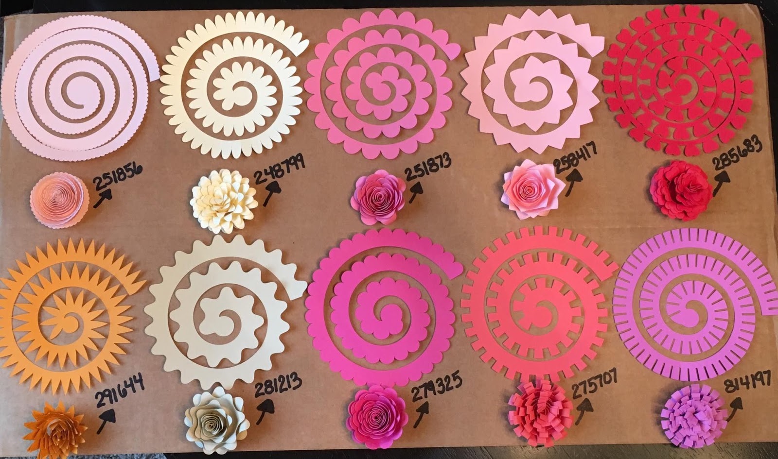 Free Templates Tutorials For Making Rolled Other Small Paper Flowers
