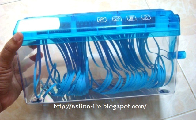 AZLINA ABDUL: New mini paper shredder