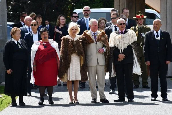 Camilla, Duchess of Cornwall and Prince Charles, Prince of Wales met with New Zealand's Prime Minister Jacinda Ardern