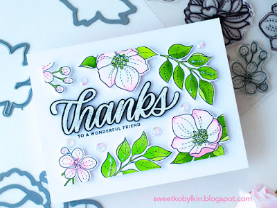 Creating A Floral Framed Card