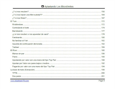 Aplastando los Microlímites BlackRain79 table of contents