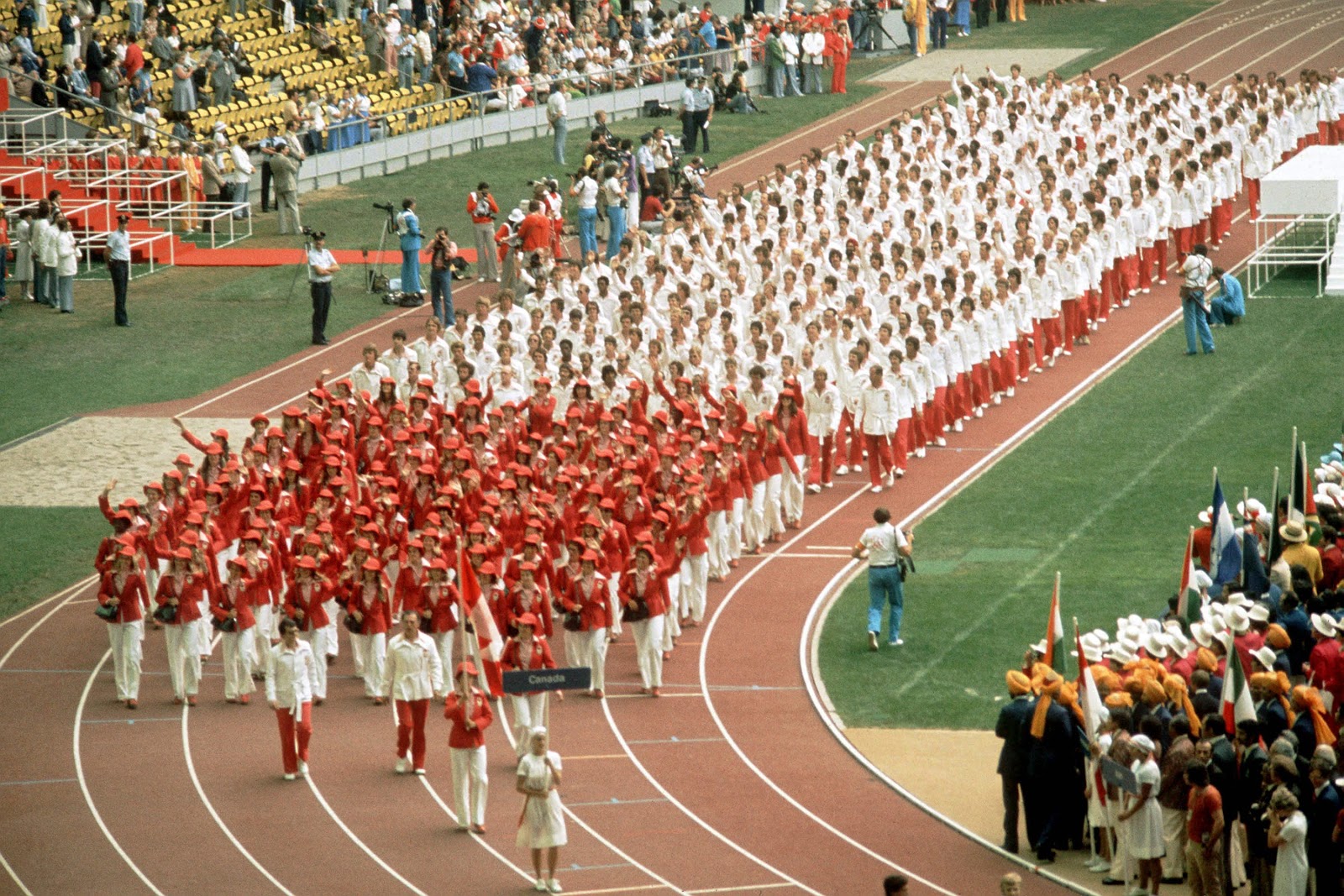 OLYMPIC GAMES OF MONTREAL IN 1976: THE OPENING CEREMONY OLYMPIC GAMES OF MONTREAL IN 1976: THE OPENING CEREMONY