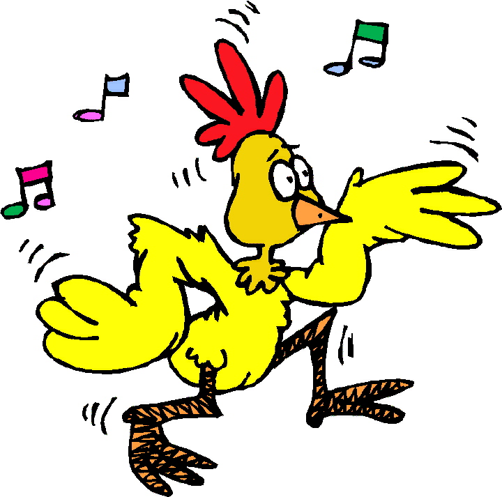 Dancing Chicken Cartoon