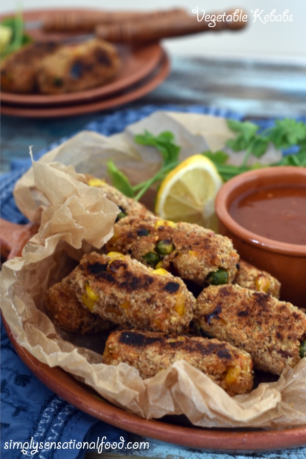 Vegetable Kebabs in the Von Shef Cook Robot Digital Air Fryer. simply.food