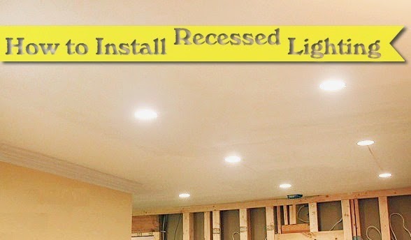 Electric Work Recessed Lights - How To Put Spotlights In Existing Ceiling