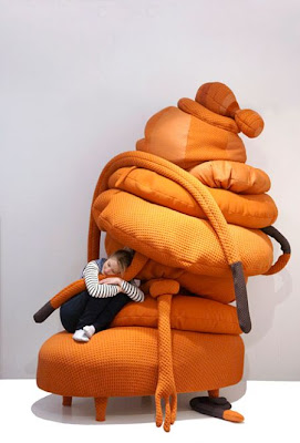 Diseño de sofá o sillón creativo