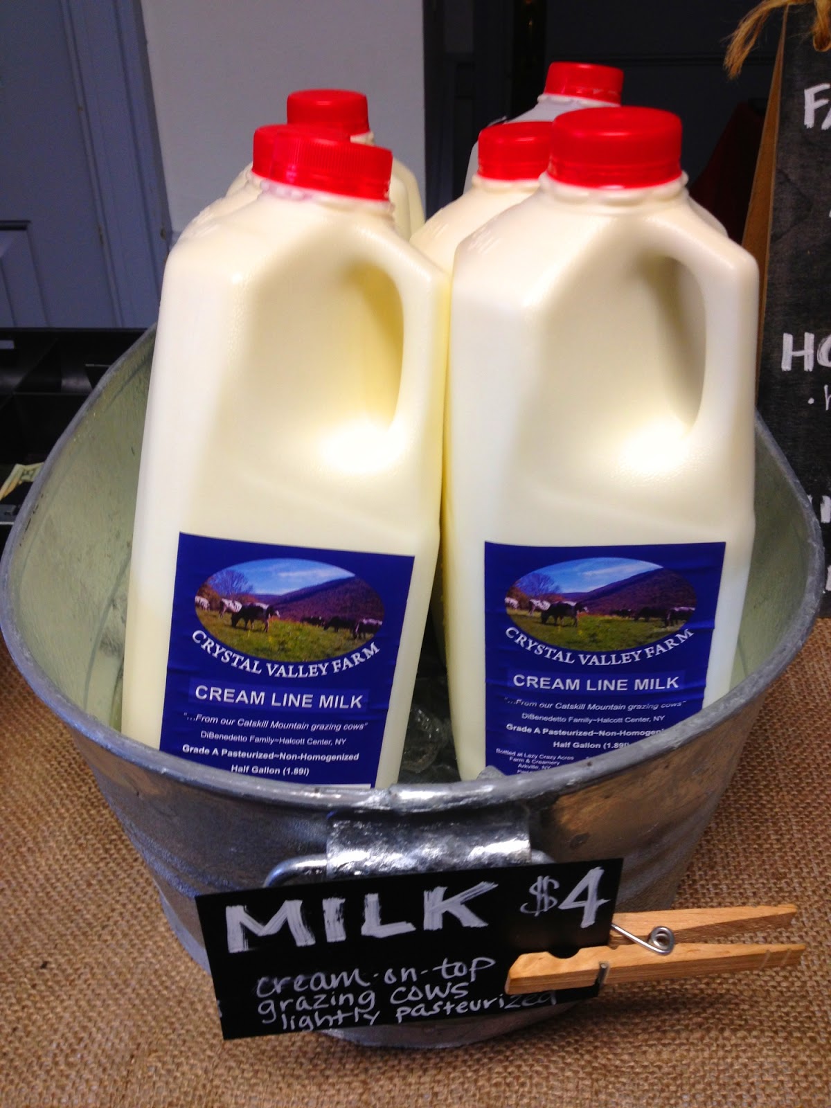 Rhinebeck Farmers' Market Fresh Sheep's Milk Ricotta this Week!