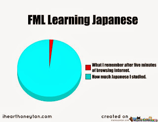 fml learning japanese pie chart meme