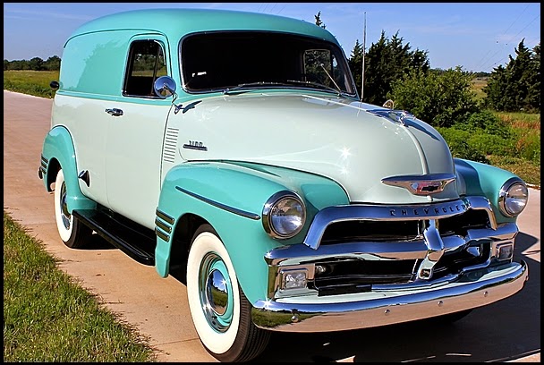 Nostalgia on Wheels 1954 Chevy Panel Truck