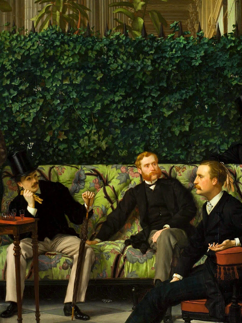 James Tissot The Circle of the Rue Royale (detail) James Tissot The Circle of the Rue Royale (detail)