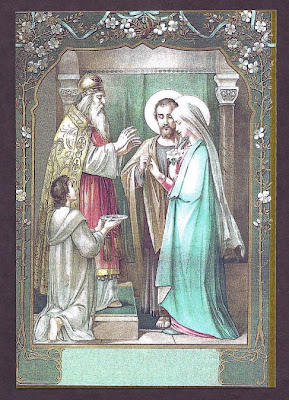 Matrimonio  San José con la Virgen María