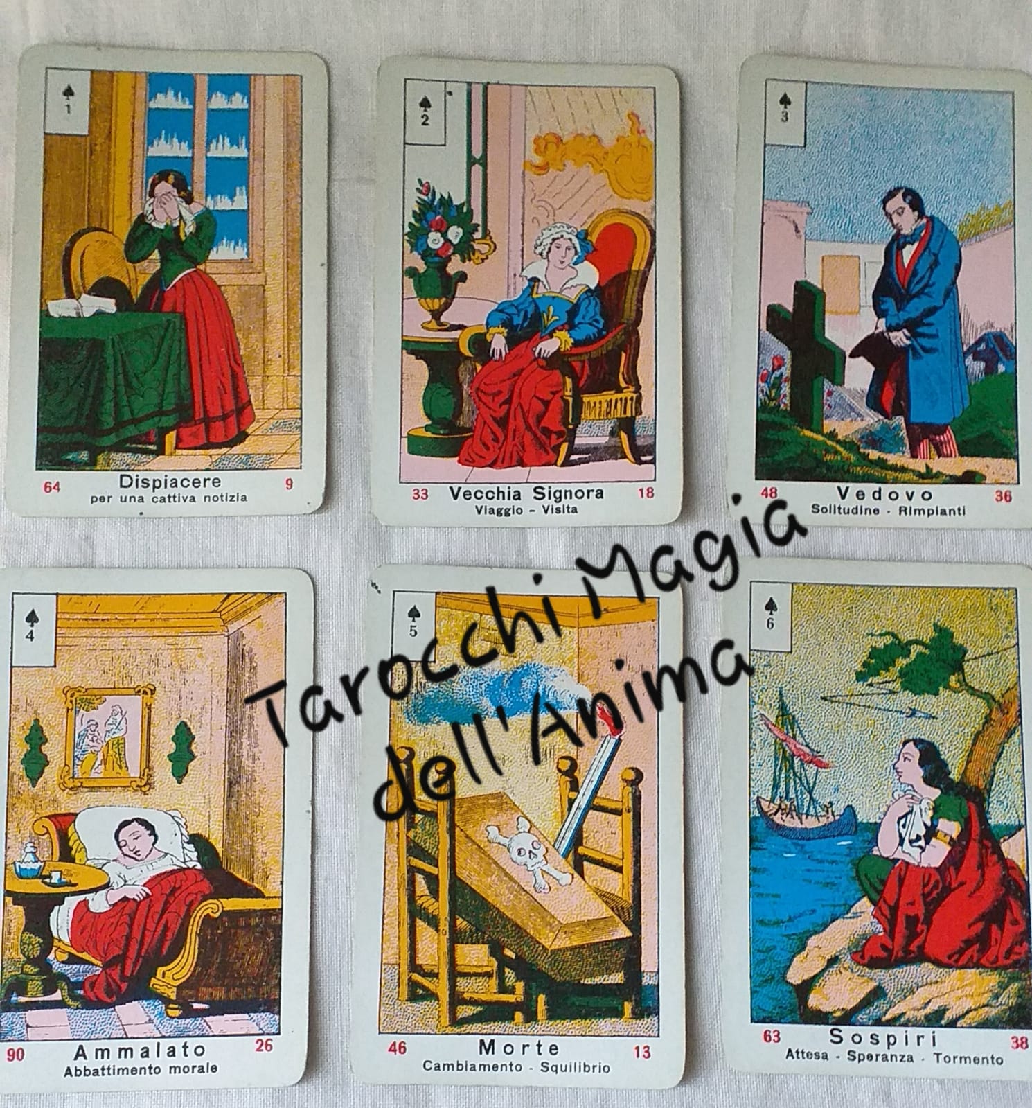 Tarocchi La Magia Dell'Anima: SIGNIFICATI SIBILLE (PICCHE)