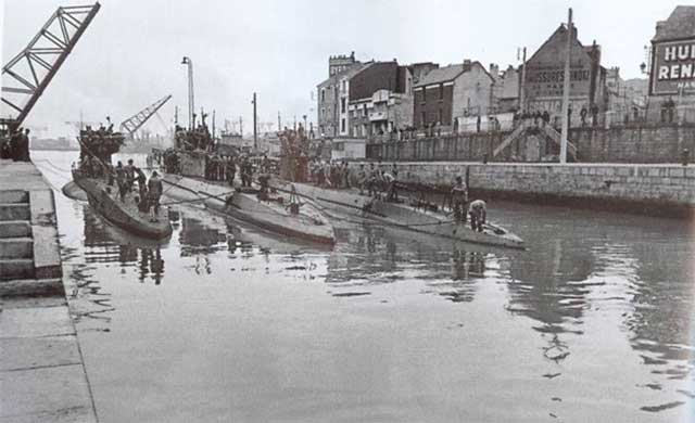 U-567 in St. Nazaire, 21 December 1941 worldwartwo.filminspector.com