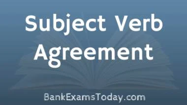 Subject Verb Agreement