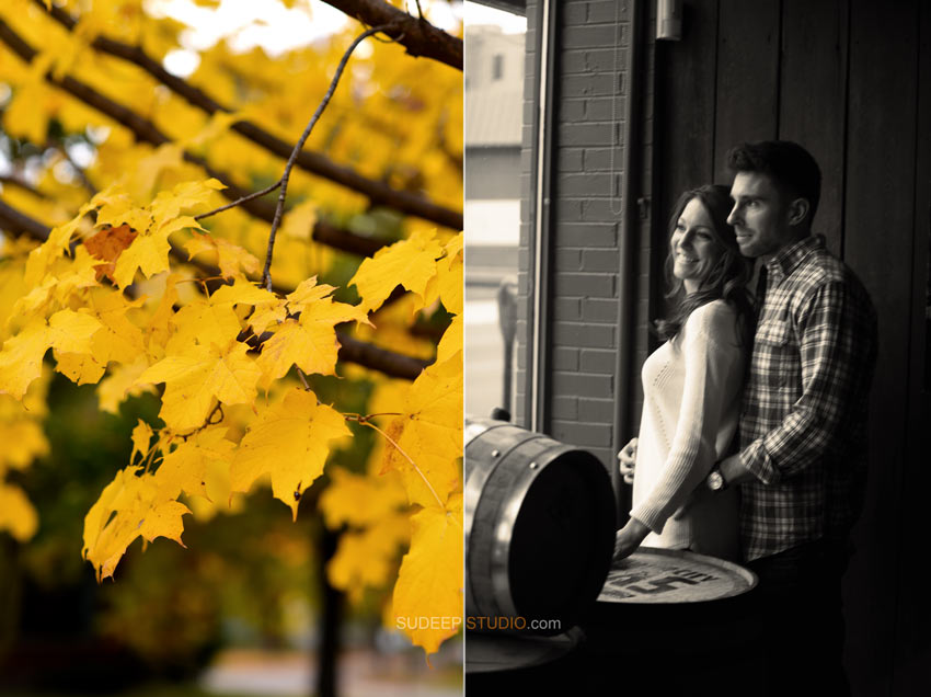Best Black and White Candid Style Royal Oak Engagement Pictures - Sudeep Studio.com Ann Arbor Photographer