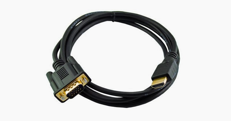 HDMI to VGA cable - Fonte/Reprodução: Gizmodo