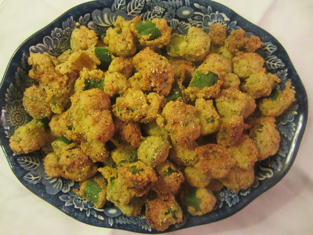 Fried Okra - from Leslie Anne Tarabella