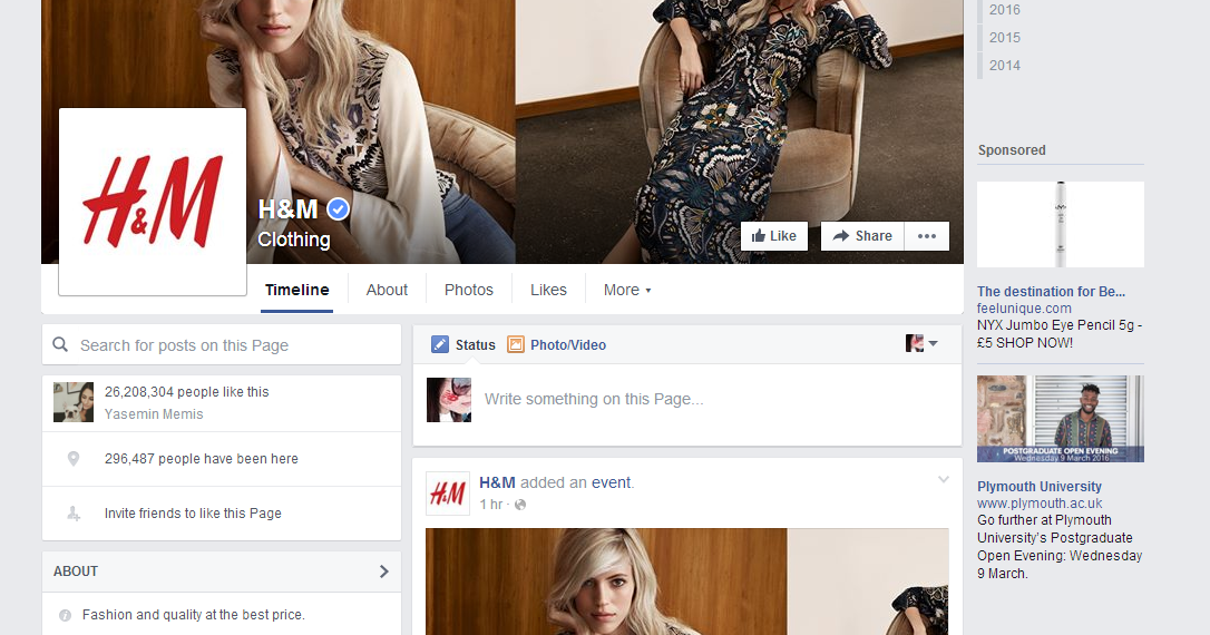 Introduction of digital culture in fashion h m brand identity is built