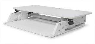 Volante White Sit To Stand Desktop Attachment Volante White Sit To Stand Desktop Attachment