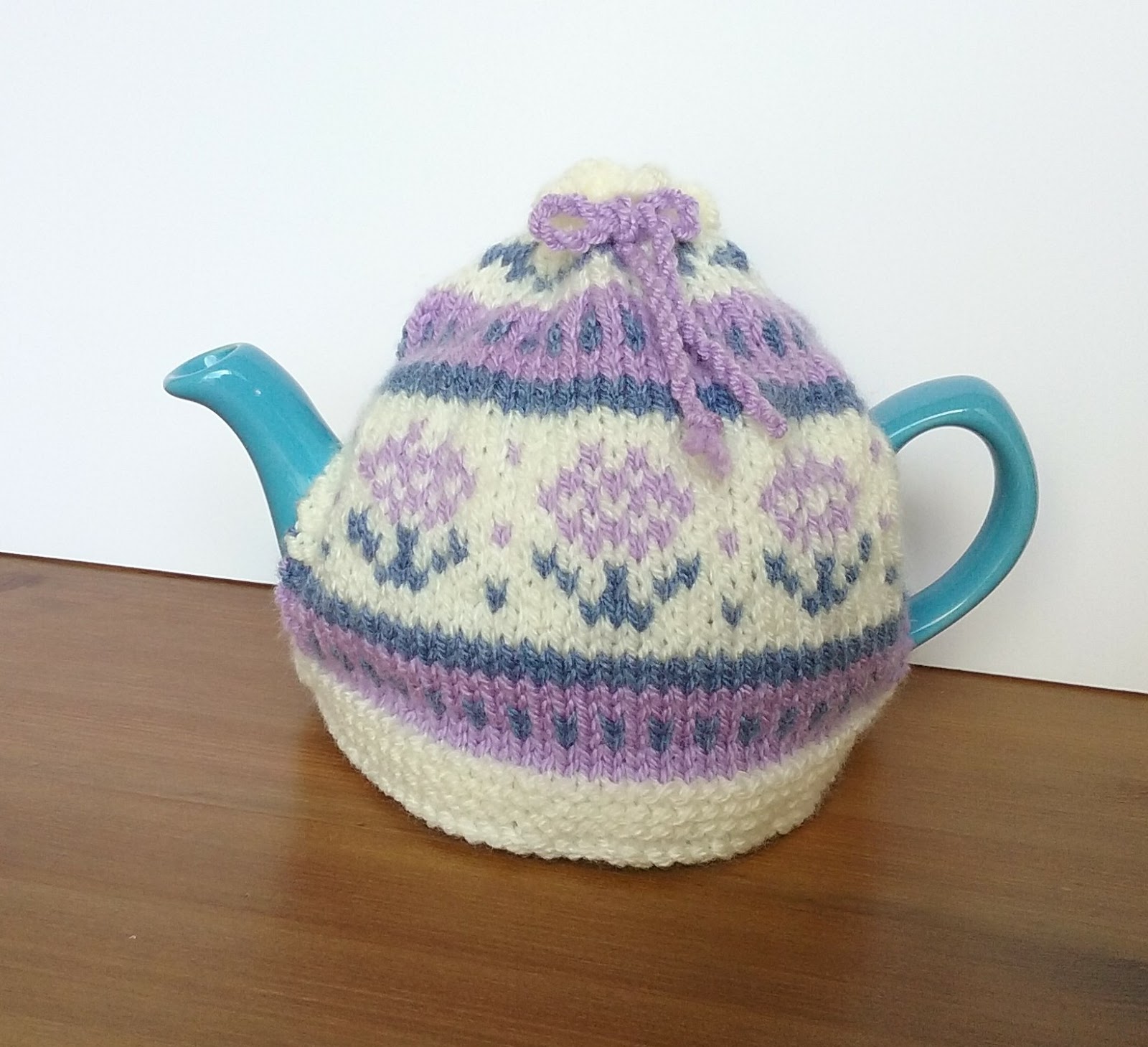 Linmary Knits Fair Isle One cup Tea Cosy
