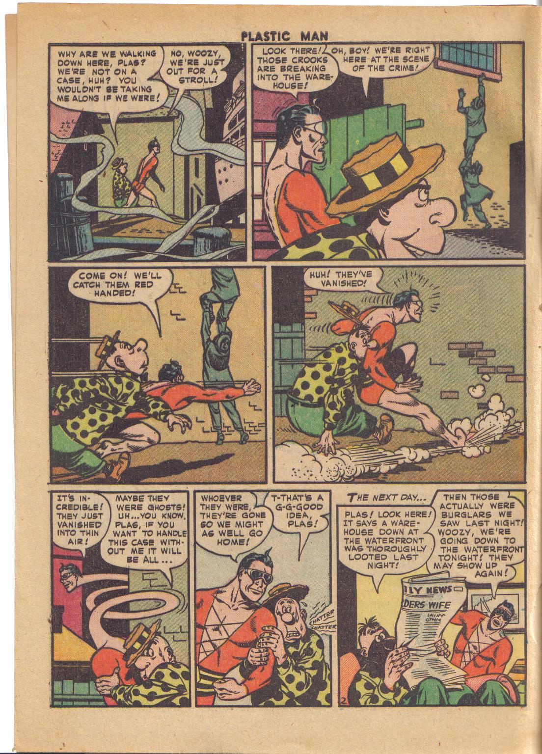 Read online Plastic Man (1943) comic -  Issue #33 - 4