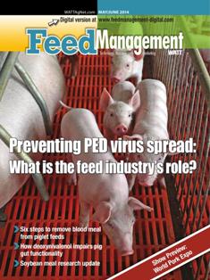 Feed Management. Technology, nutrition and marketing 2014-03 - May & June 2014 | TRUE PDF | Bimestrale | Professionisti | Distribuzione | Tecnologia | Mangimi
Feed Management reaches professionals who utilize it as their technology, mill management and nutrition resource for the North American feed industry. Well-balanced and comprehensive editorial content appeals to the unique business needs of feed mill operators, formulators, nutritionists and veterinarians alike.
Uniquely focused on North American feed manufacturing, Feed Management is a valuable education resource for readers. Each issue covers the latest developments in animal feed formulation, nutrition, ingredients, technology and management.