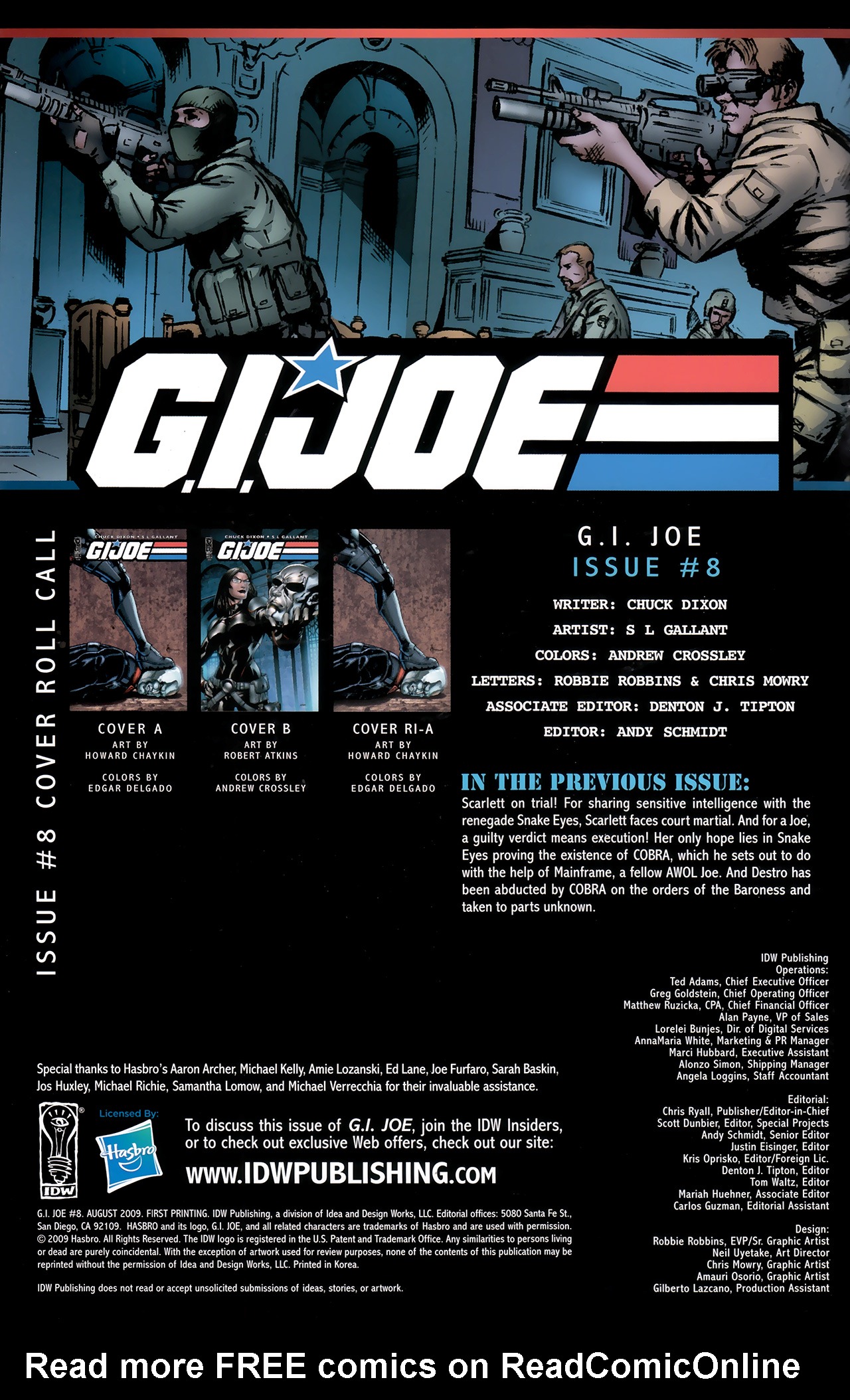 G.I. Joe (2008) issue 8 - Page 3