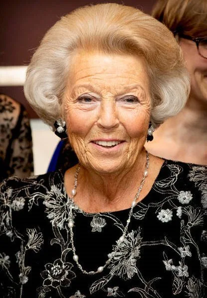 Dutch Princess Beatrix attended a concert of The European Union Youth Orchestra at Concert Building