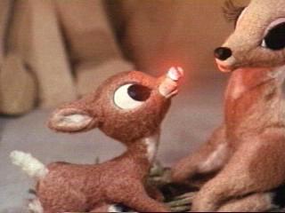 Young Rudolph and his mother in Rudolph the Red-Nosed Reindeer 1964 animatedfilmreviews.filminspector.com