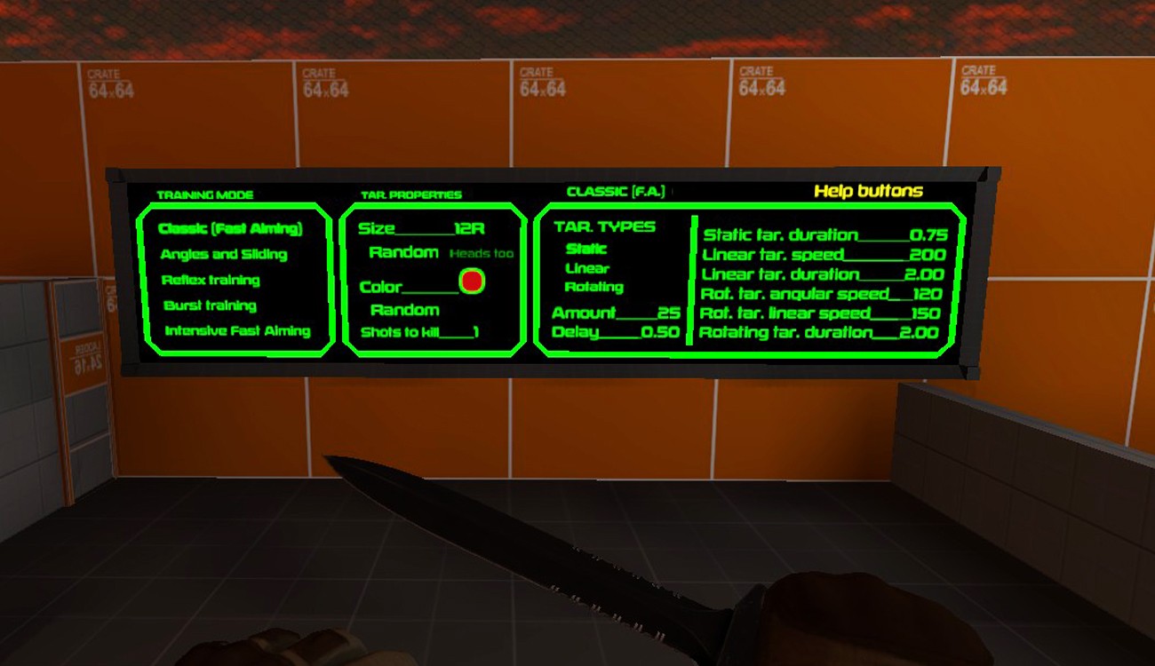 Карта для тренировки аима в кс го с шариками