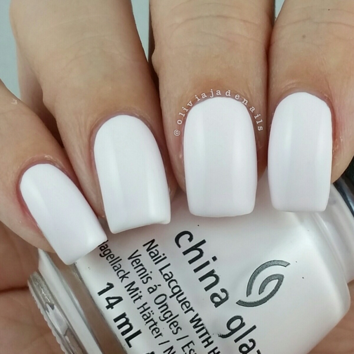 China Glaze Let's Chalk About It swatched by Olivia Jade Nails