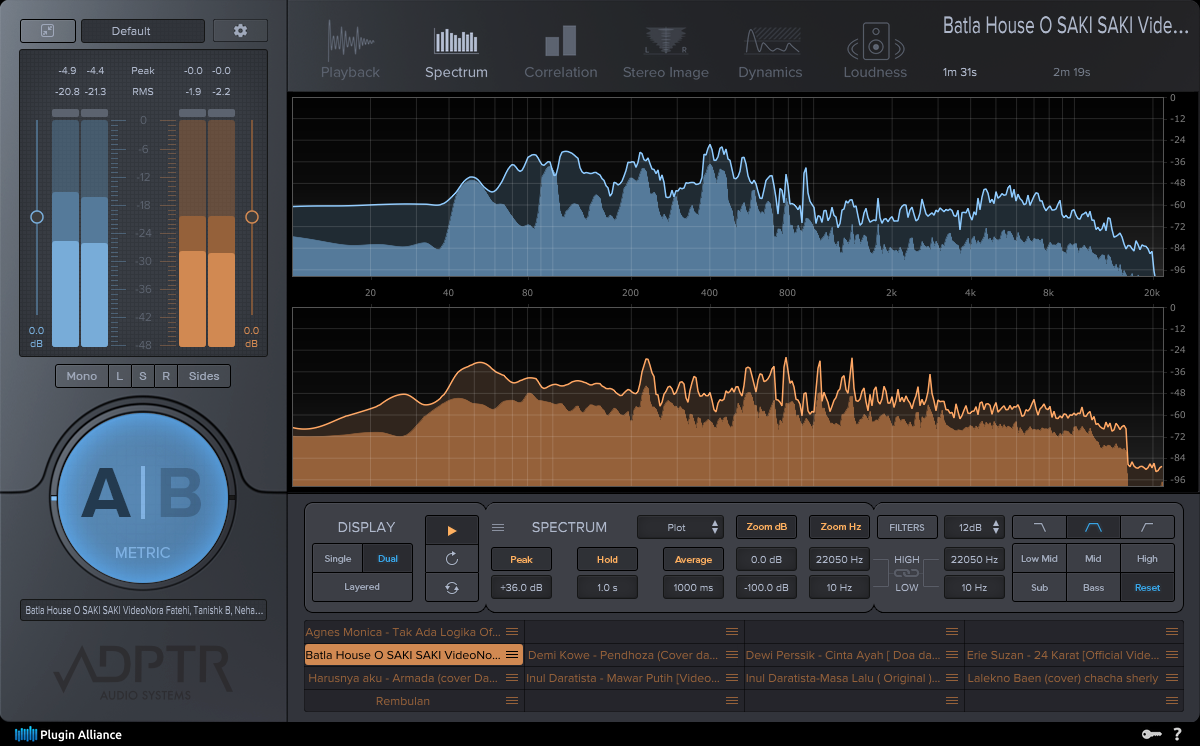 Free download ADPTR AUDIO Metric AB v1.4.0 for Windows