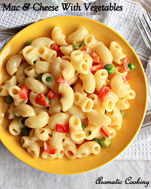 Aromatic Cooking Mac & Cheese With Vegetables