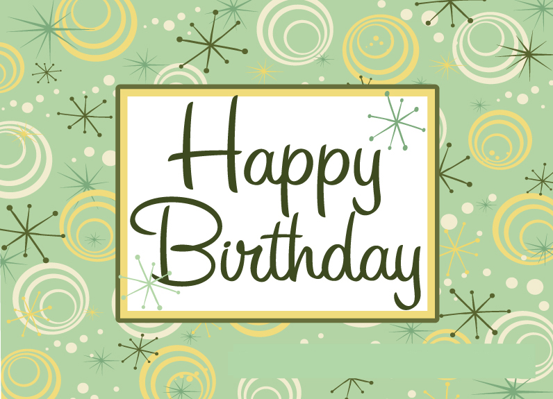Happy Birthday Postcards Printable
