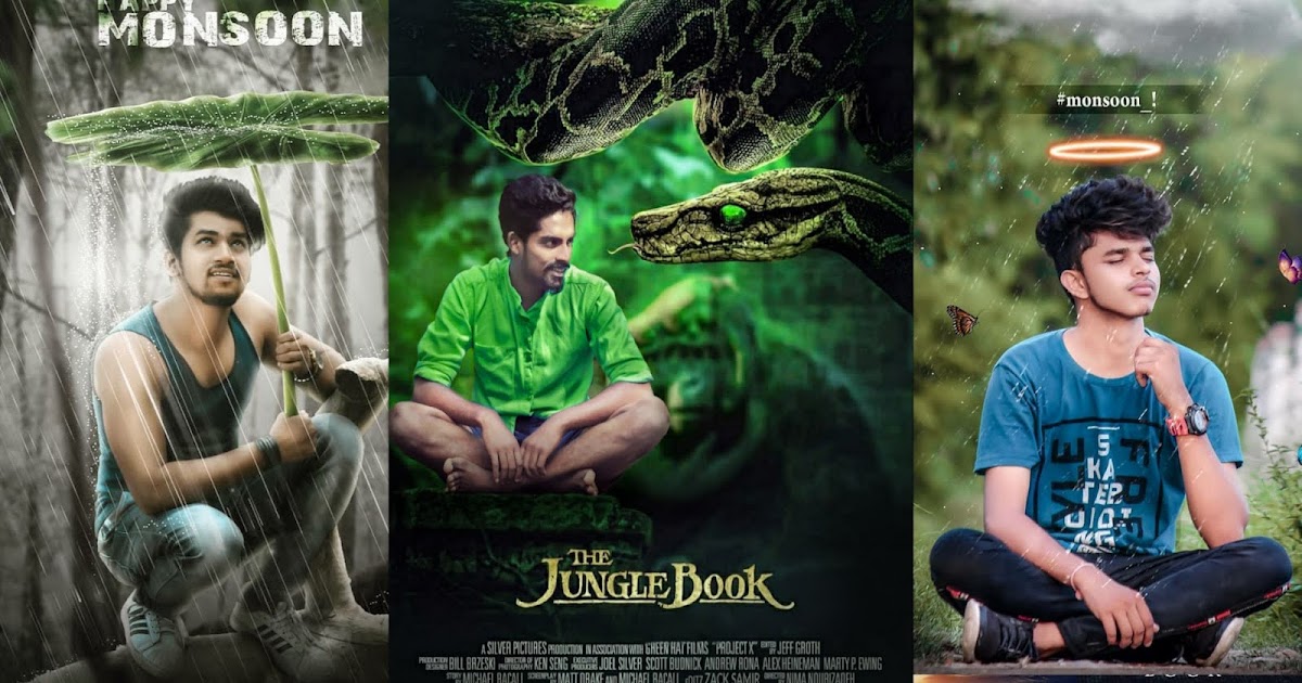 The Jungle book poster editing tutorial in picsart - LEARNINGWITHSR