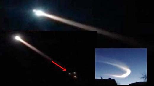 Extraños objetos explota en los cielos de Rusia dejando una extraña estela