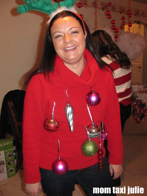 Mom Taxi Julie: Ugly Sweater Party