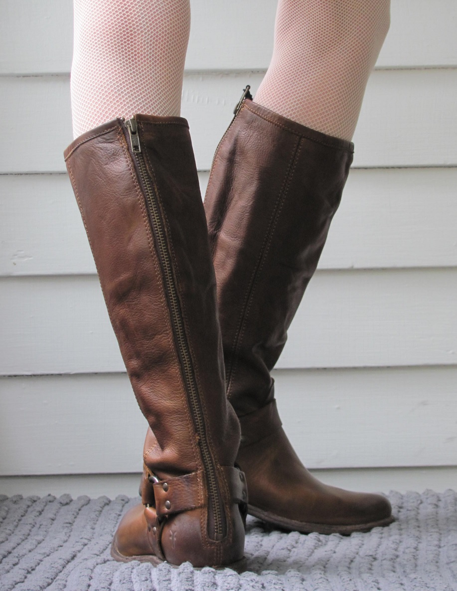 Howdy Slim! Riding Boots for Thin Calves: Frye Phillip Harness Tall