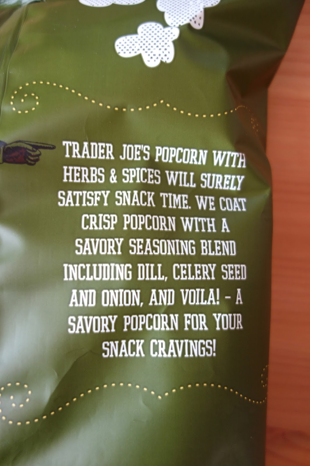 Trader Joe's Popcorn with Herbs & Spices