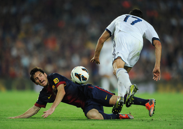 pictures Lionel Messi vs Real Madrid liga 2012/2013 on October 7, 2012