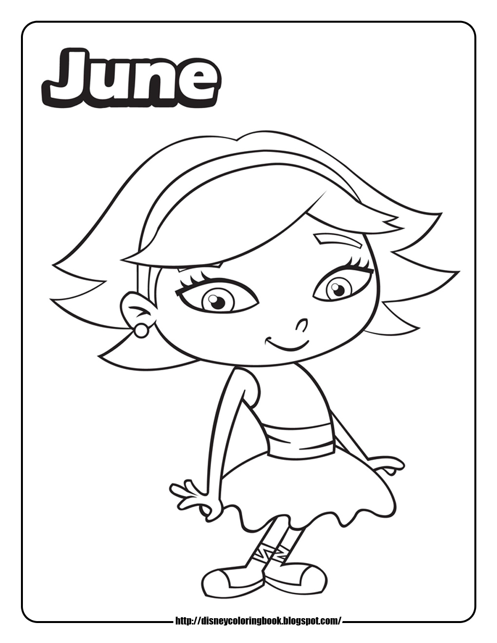 little einsteins annie coloring pages