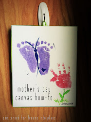 canvas mothers crafts mother gifts gift toddlers hand footprint toddler craft homemade diy father she turned dreams plans into daycare