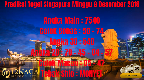 PREDIKSI TOGEL SINGAPURA MINGGU 09 AGUSTUS 2020