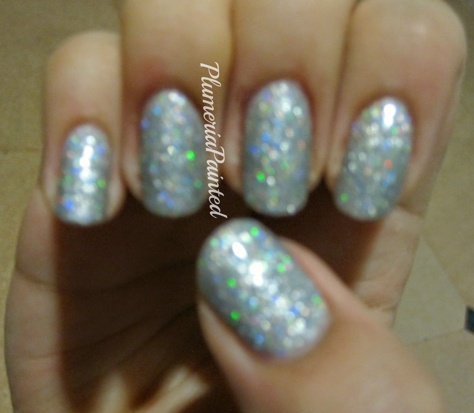 PlumeriaPainted Gimme Glitter Nails Inc Abbey Road