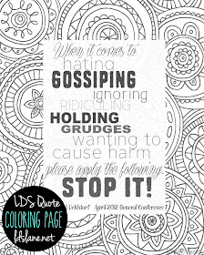 LDS Quote Coloring Page - free printable - ldslane.net