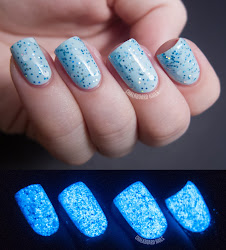 different nail polish nails dimension spam swatch autism glow dark awareness 5oz 15ml glitter lights chalkboard designs chalkboardnails cool pretty