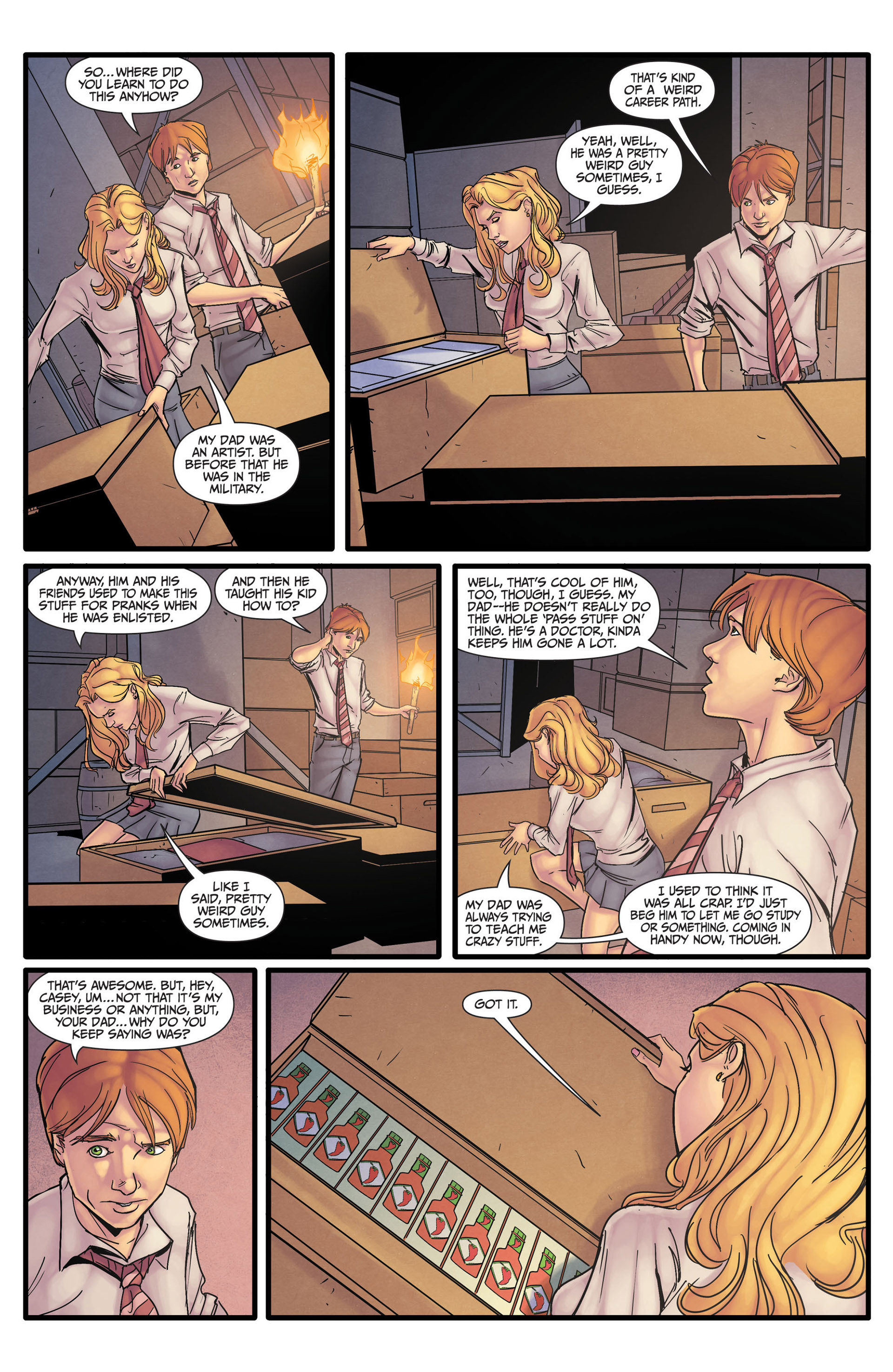 Read online Morning Glories comic -  Issue # _TPB 1 - 126